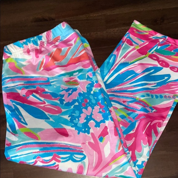 Pants - Colorful Abstract Print Leggings